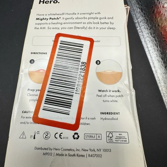 NWT Mighty Patch The Original Hydrocolloid Patches. Exp: 6/24/27 - Picture 2 of 3